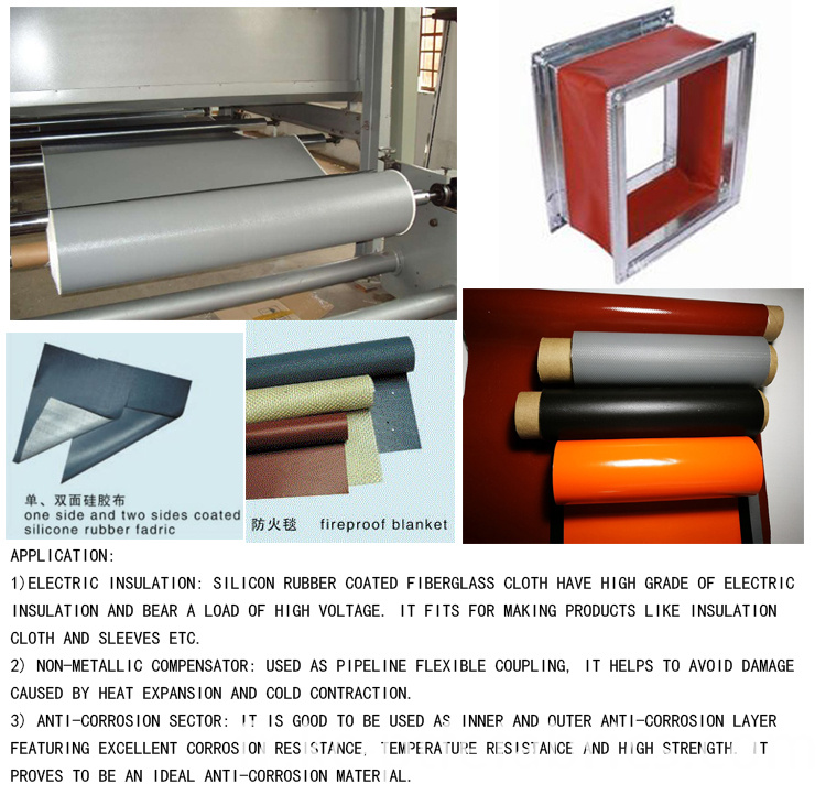 tissu enduit de silicone silicone coated fabric